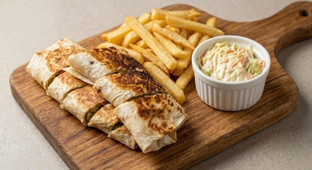 Beef Shawarma Wrap Comb.
