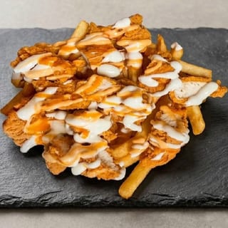 Chicken Tender Over Fries