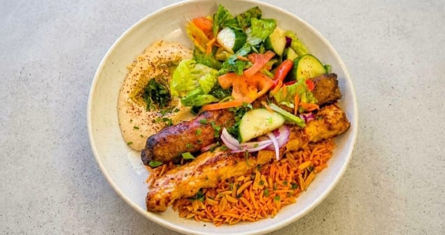 Kofta Kebab Entree.