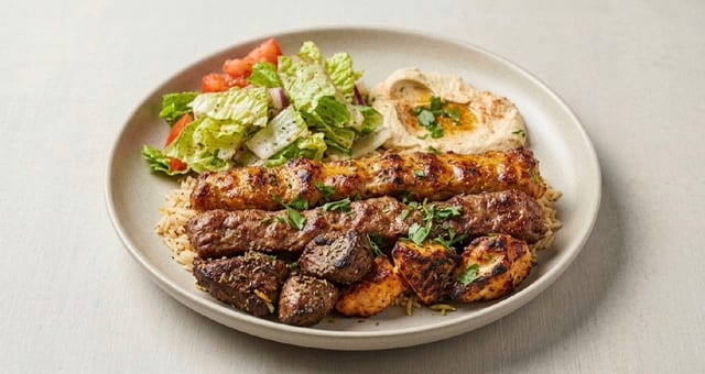 Mixed Grill Entree.