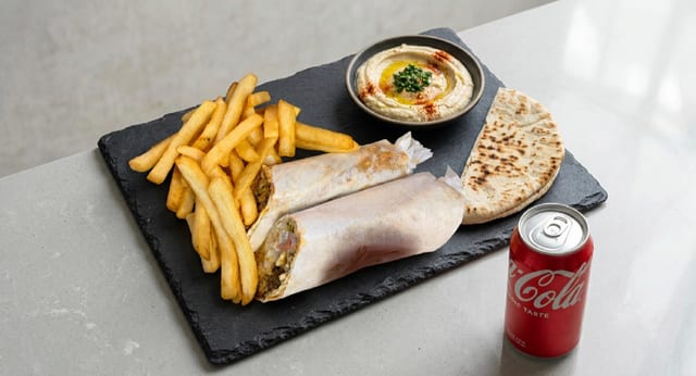 Vegan Bomb Wrap Combo.