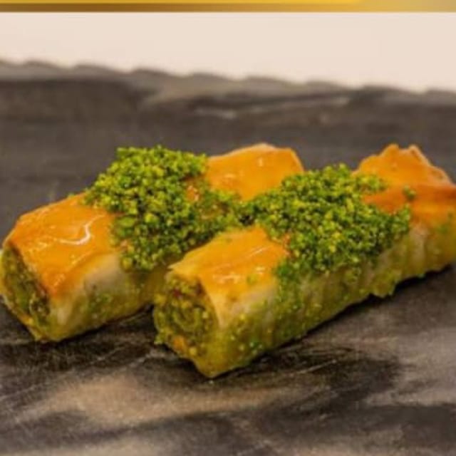 Vegan Pistachio Baklava.