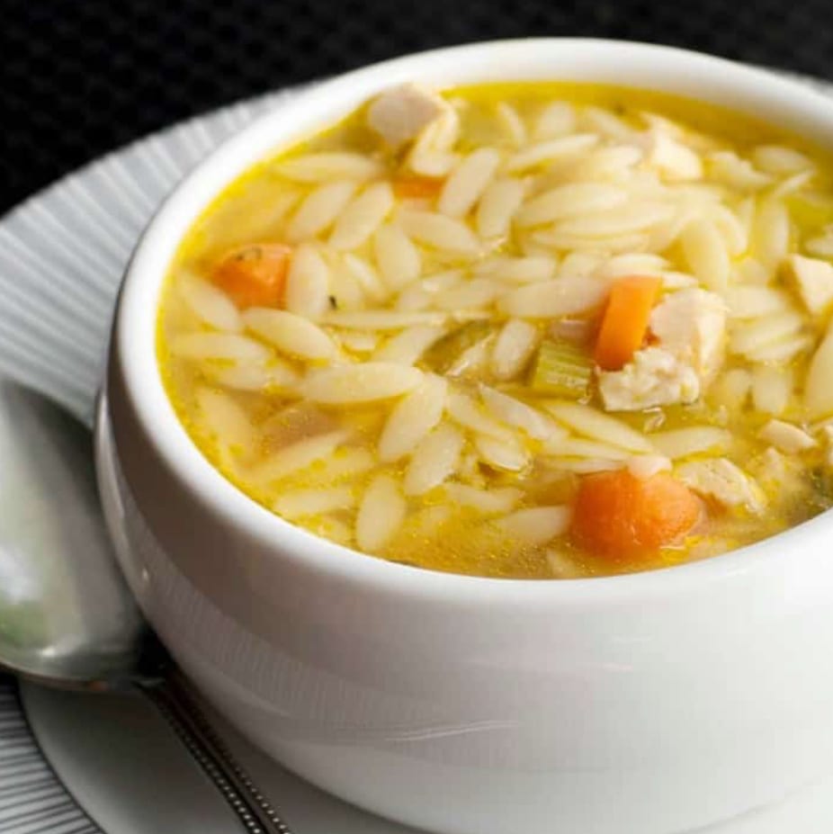 Chicken Orzo Soup.