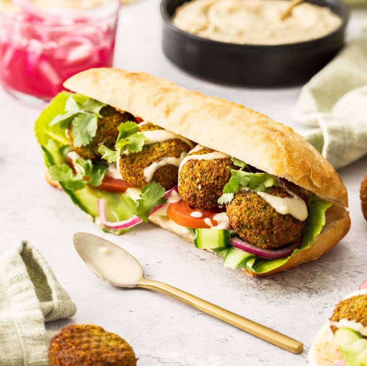 Falafel Vegan Sand.