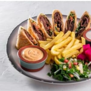 Beef Shawarma Wrap Comb.