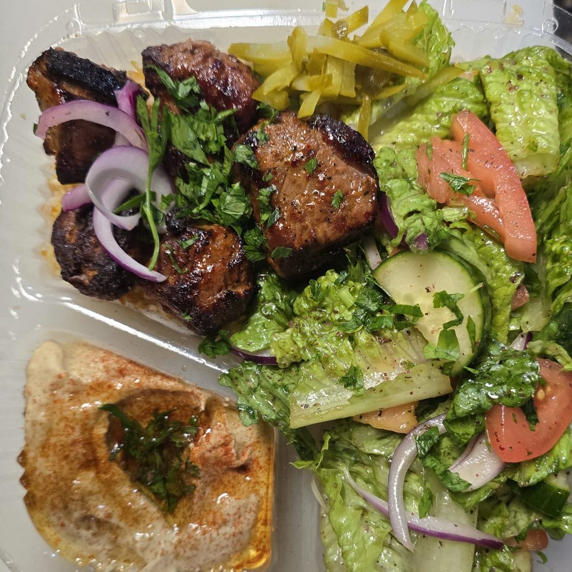 Lamb Kebab Entree.