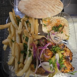 Chicken Kebab Over Rice